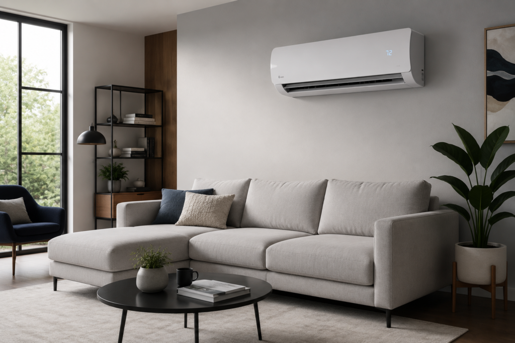 Ductless mini-split system installed in Michigan home